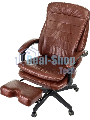 Кресло Бюрократ T-9950MSG-F/BROWN-PU коричневый, экокожа