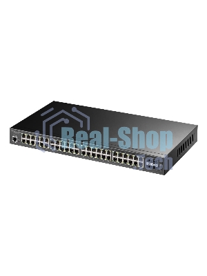 Коммутатор Cudy GS2048PS4-720W, 48×1 Гбит/с, 4×10 Гбит/с SFP+