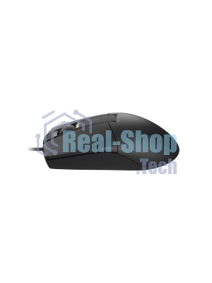 Мышь проводная A4Tech OP-335S черный, 1200 dpi, USB, кнопки - 3