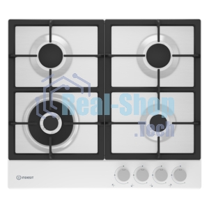 Газовая варочная панель Indesit THPM 642 WS/WH/I, независимая, белый