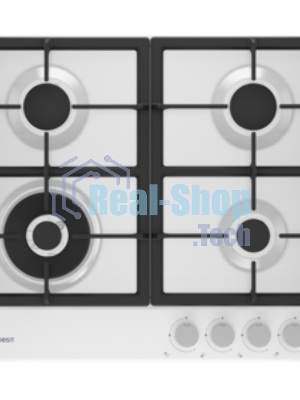 Газовая варочная панель Indesit THPM 642 WS/WH/I, независимая, белый