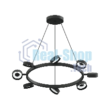 Корпус светильника C9198/8 SBK черный песок D690*1200mm GX53/8