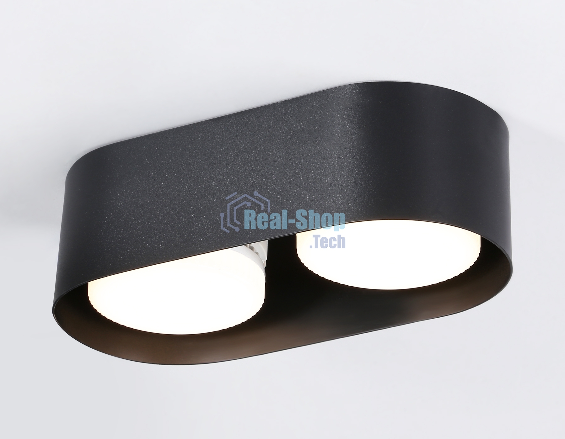 Светильник накладной TN70821/2 BK черный GX53/2 max 12W 200*100*60