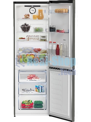 Холодильник Beko B3R0CNK362HG серый, двухкамерный, 220/100л, морозилка снизу No Frost