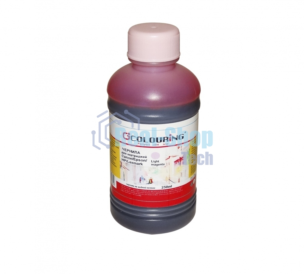 Чернила Colouring для принтеров Canon/Epson/HP/Lexmark Light magenta 250 мл водн U