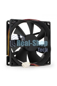 Вентилятор для корпуса Gembird FANCASE2 черный, 90 мм, 2500 об/мин, 26 дБ, 3 pin