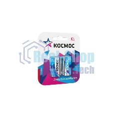 Элемент питания алкалиновый LR LR14 Максимум BP2 (блист.2шт) Космос KOCLR14MAX2BL