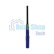 Бытовая газовая пьезозажигалка с классическим пламенем, многоразовая (1 шт.) синяя СК-302L Сокол