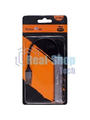 Переходник USB 3.0 -->USB3.0+3 USB2.0, Aluminum Shell, 0.2м Telecom TA308U