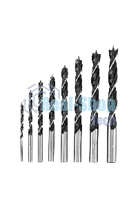 Набор сверл по дереву Sparta,3-4-5-6-7-8-9-10 мм,8 шт. цилиндрический хвостовик