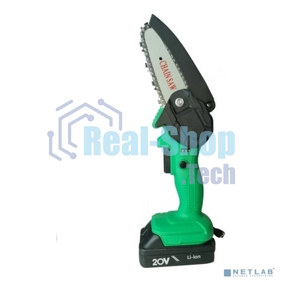 Пила цепная аккумуляторная ZITREK GreenSaw 20 Extra power 20В, 3А·ч Li-ion аккум. 1шт, 1,5А·ч Li-ion аккум. 1шт, ЗУ