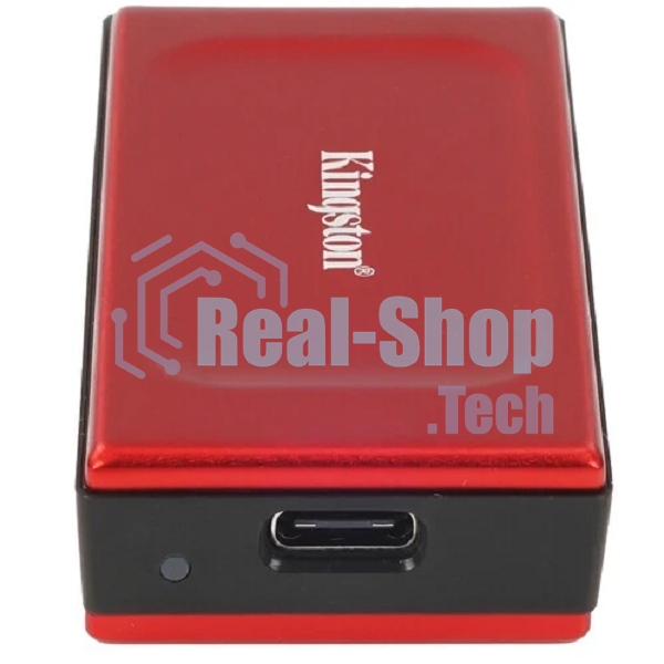 Внешний SSD Kingston XS1000, 1TB, USB 3.2 Gen 2 Type-C, R/W 1050/1000, красный
