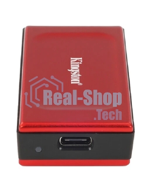 Внешний SSD Kingston XS1000, 1TB, USB 3.2 Gen 2 Type-C, R/W 1050/1000, красный
