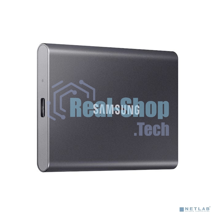 Внешний SSD Samsung T7, 2TB, USB 3.2 Gen 2 Type-C, R/W 1050/1000, титан