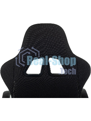 Кресло Zombie Void черный/серый, экокожа, 120 кг, механизм качания