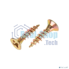 Саморез универсальный Kranz 3х16, желтый цинк, короб (500 шт./уп.)