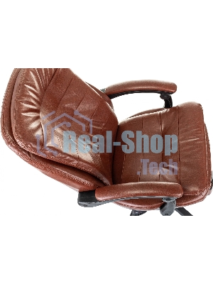 Кресло Бюрократ T-9950MSG-F/BROWN-PU коричневый, экокожа