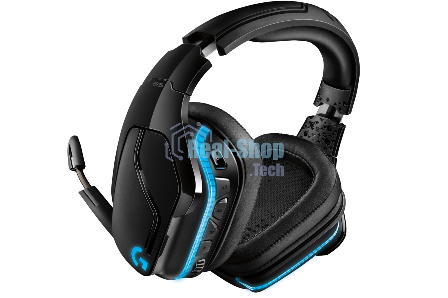 Гарнитура беспроводная/проводная Logitech Headset G935 Wireless 7.1 LIGHTSYNC Gaming - Retail