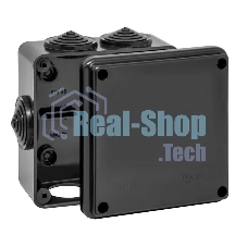 Коробка распределительная ОП 100х100х50 мм УХЛ1 IP54 черный Ruvinil 67050Ч