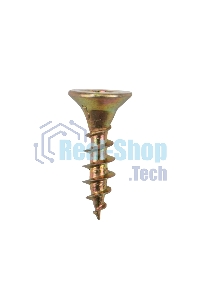 Саморез универсальный Kranz 4х16, желтый цинк, короб (200 шт./уп.)