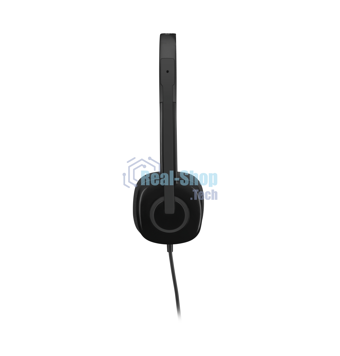Гарнитура проводная Logitech Headset H151 Stereo черный