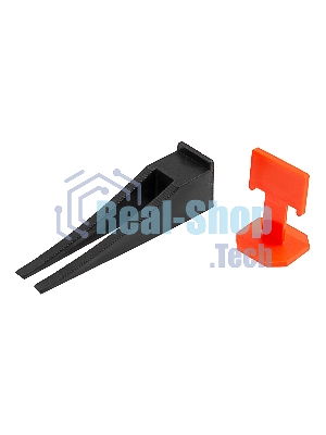 Система выравнивания плитки Сибртех СВП - комплект: зажим + клин 250/250 шт.