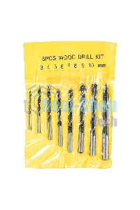 Набор сверл по дереву Sparta,3-4-5-6-7-8-9-10 мм,8 шт. цилиндрический хвостовик