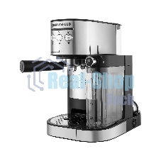 Кофеварка рожковая Maunfeld MF-720S PRO нержавеющая сталь, исп. кофе - молотый/чалды, 1.2 л, 1470 Вт, 15 бар