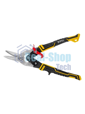 Ножницы по металлу Denzel 270 мм, прямой и левый рез,сталь-СrMo, трехкомп.рук-ки