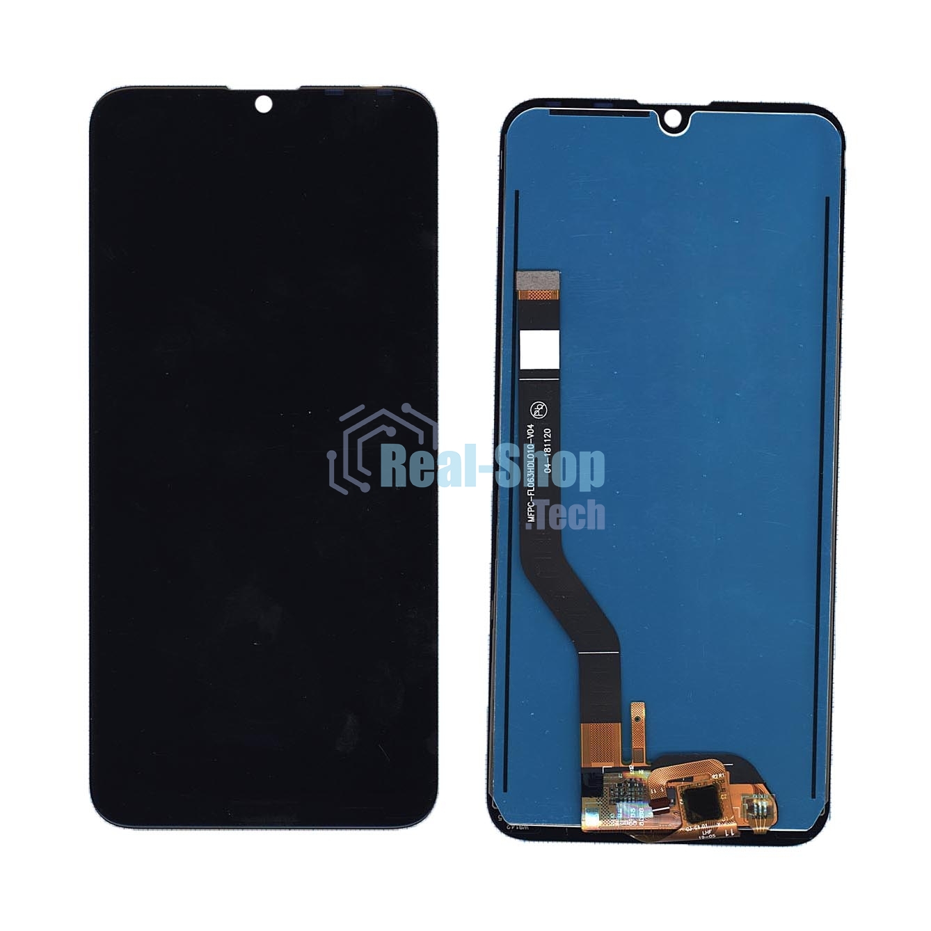 Дисплей для Huawei Y7 2019 черный