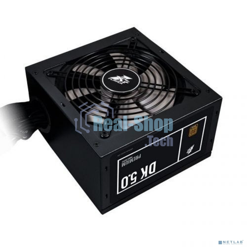 Блок питания 1STPLAYER DK PREMIUM PS-500AX, 500Вт, 80 PLUS Bronze, 120мм, черный