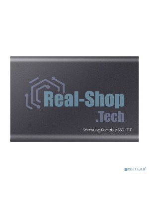 Внешний SSD Samsung T7, 2TB, USB 3.2 Gen 2 Type-C, R/W 1050/1000, титан