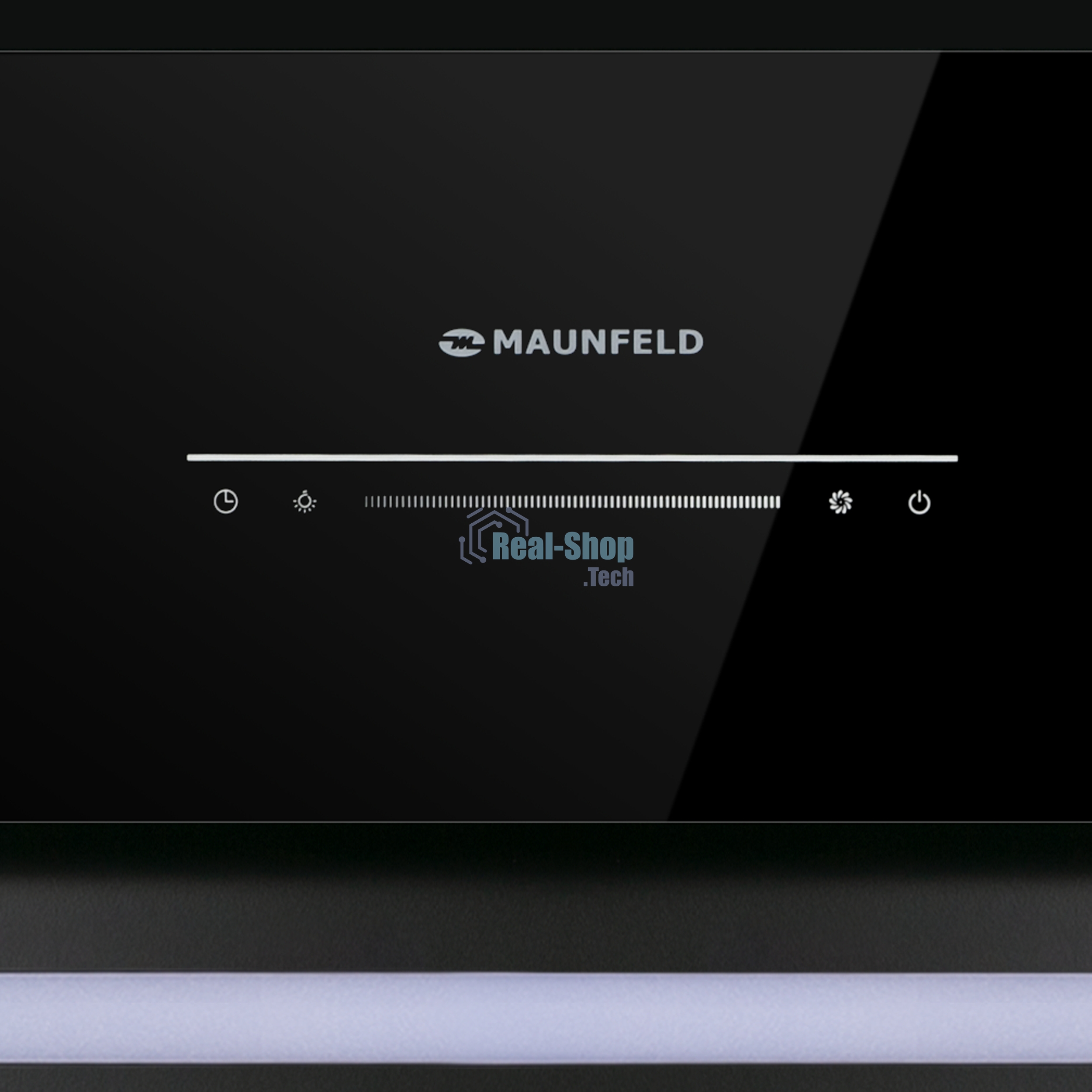 Вытяжка встраиваемая Maunfeld Nebula 60 Glass черный, 60 см, 1050 куб. м/ч, 57 дБ