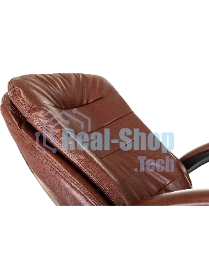 Кресло Бюрократ T-9950MSG-F/BROWN-PU коричневый, экокожа