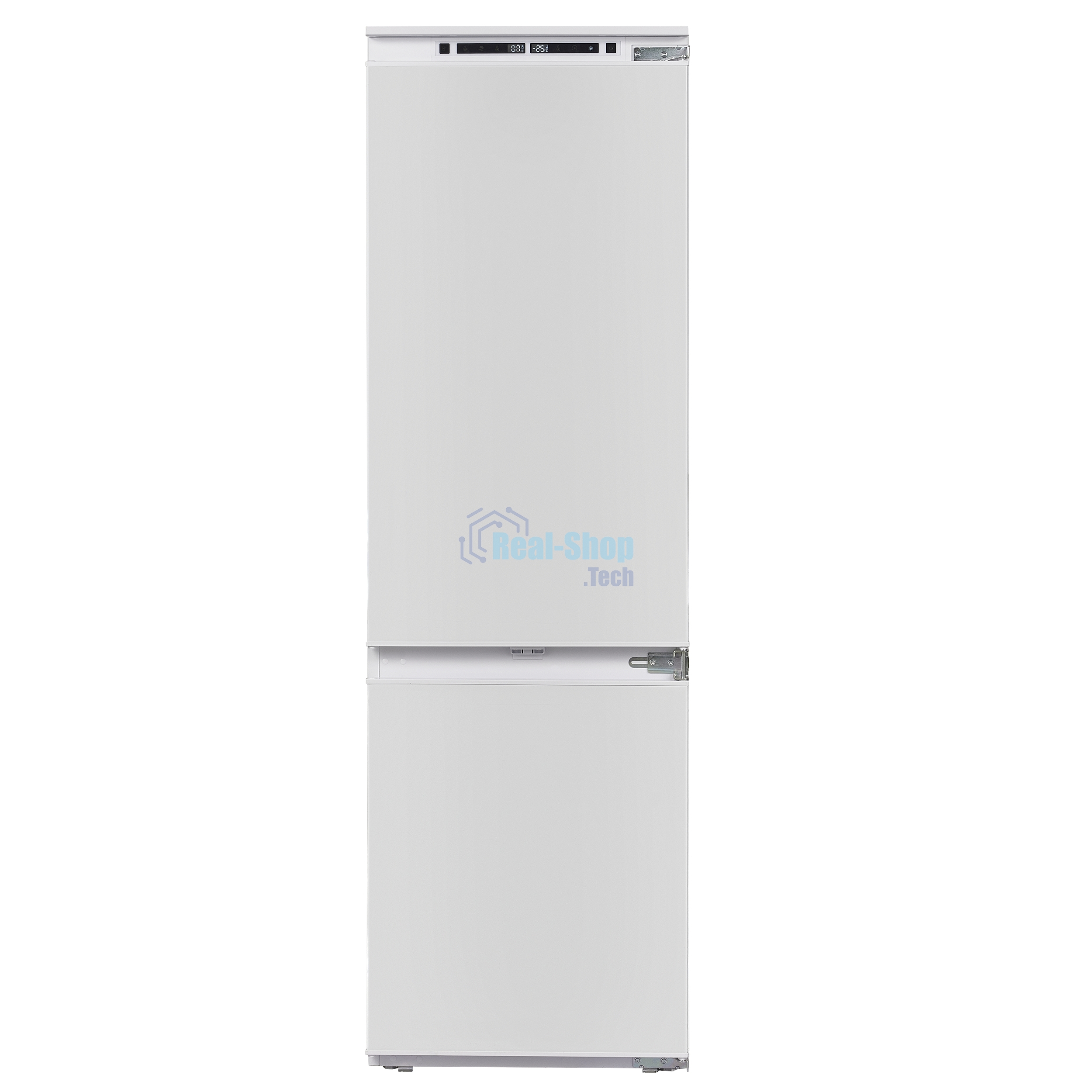 Встраиваемый холодильник Maunfeld MBF177NFFWGR Inverter белый двухкамерный 194/57 л морозилка снизу, NoFrost