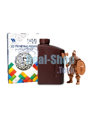 Фотополимерная смола NVPrint Red Wax Resine для 3D печати 1 кг (бут)