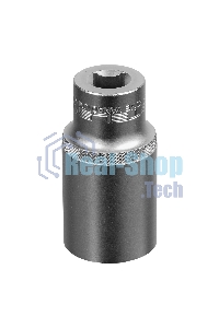 Головка торцевая удлиненная, 32 мм, 6-гранная, CrV, под квадрат 1/2
