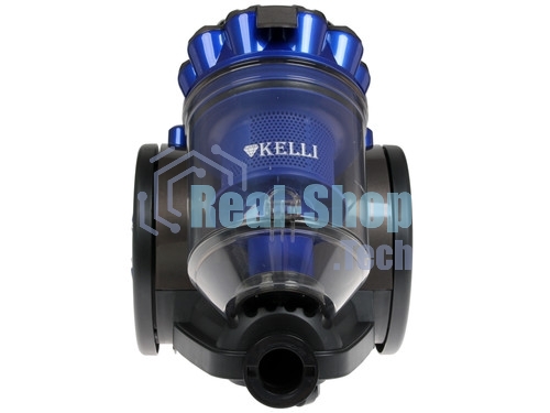 Пылесос Kelli KL-8019 синий, 450/2600 Вт, уборка сухая, пылесборник контейнер 2,5 л