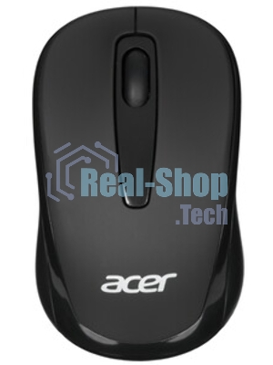 Мышь беспроводная Acer OMR133 черный, 1000 dpi, радиоканал, USB, кнопки - 3