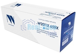 Картридж лазерный NVPrint совместимый NV-W2011X 659X Голубой для HP Color LJ M856/MFP M776 (29000k)