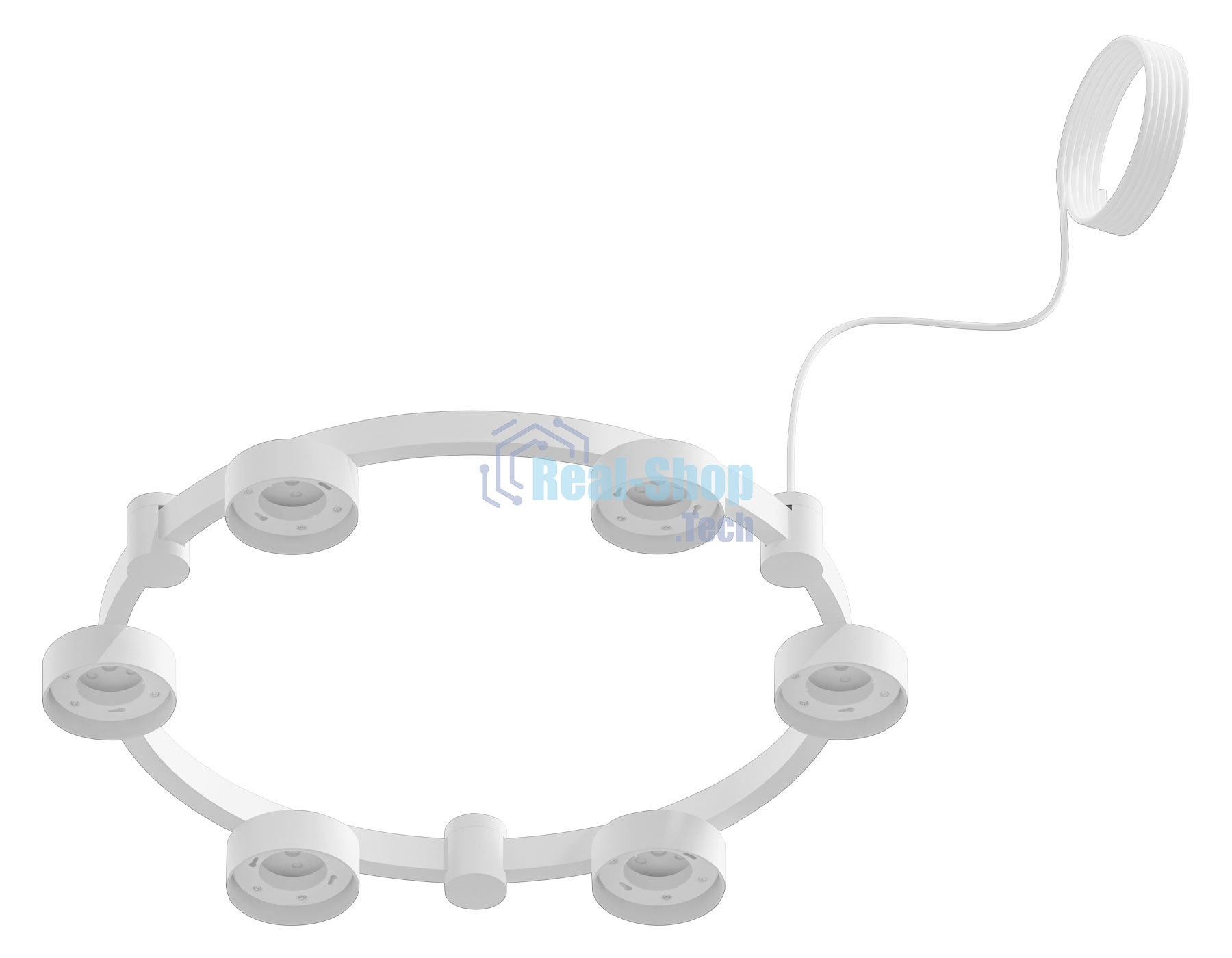 Корпус светильника C9231/6 SWH белый песок D550*70.5mm GX53/6