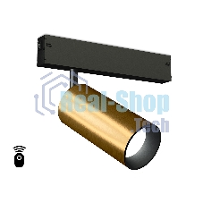 Управляемый светодиодный светильник для шинопровода Magnetic Ambrella light GL1223 GD золото IP20 18W 3000K-6400K 220V 36° D55*120 (Без ПДУ)