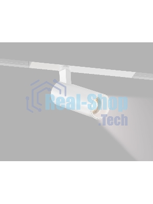 Трековый акцентный светильник Ambrella light GL8001 WH белый IP20 9W 3000-6000K 220V 24° D50*125