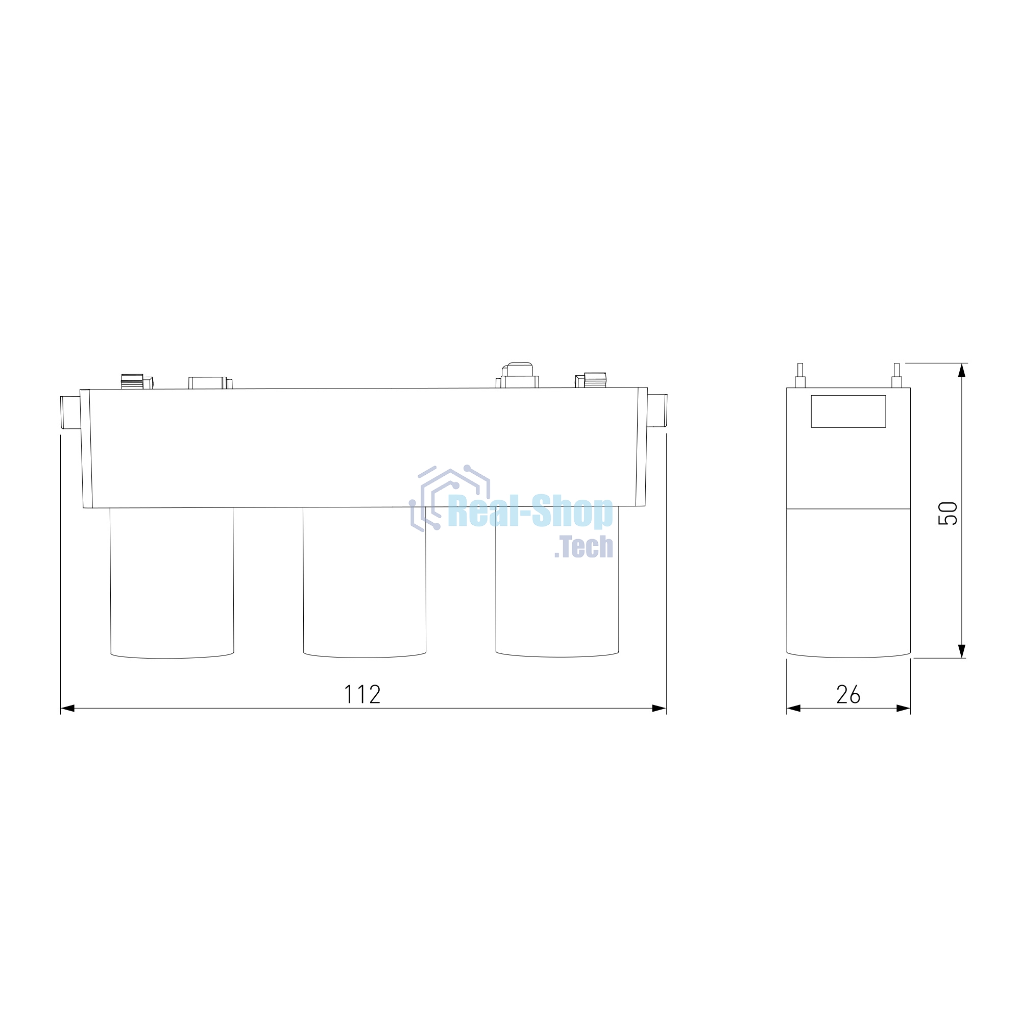 Трековый светильник Flat Magnetic 6W 4000K Tillie (чёрный) 85094/01