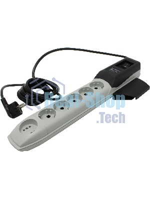 Сетевой фильтр ZIS Pilot Pro 6 розеток (5 евро + 1Gadget Parking) 1.8 м, автомат защиты Surge protector Pilot PRO 6 outlets (5 euro + 1 without ground) 10A/2.2kVt, 1.8m, automatic circuit-breaker
