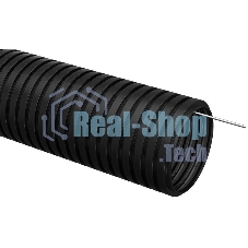 Труба гофр. Iek CTG20-20-K02-010-1 ПНД d 20 с зондом (10 м) черный