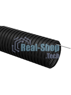 Труба гофр. Iek CTG20-20-K02-010-1 ПНД d 20 с зондом (10 м) черный