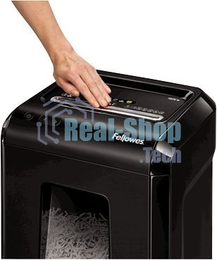 Шредер Fellowes Powershred 92Cs FS-1719301 P-4, 4х38мм, 18лст., 25лтр., уничтожает: скобы, карты, скрепки, CD
