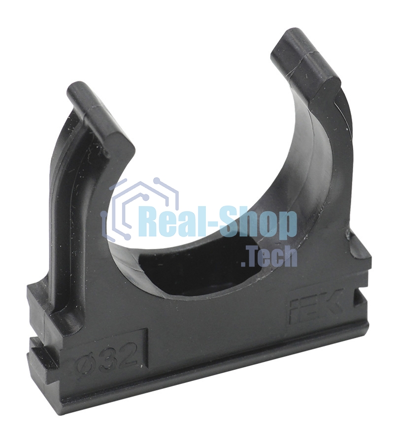 Держатель d32мм IEK CTA10D-CF32-K02-050-PCS (упак.:50шт) черный