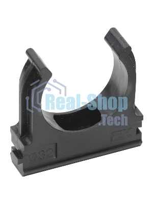 Держатель d32мм IEK CTA10D-CF32-K02-050-PCS (упак.:50шт) черный